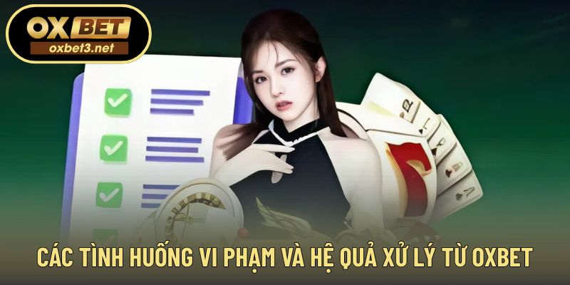 Hình thức xử lý khi vi phạm quy định sử dụng